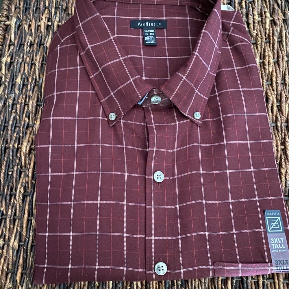 Men’s Big and Tall Van Heusen shirt 3XLT